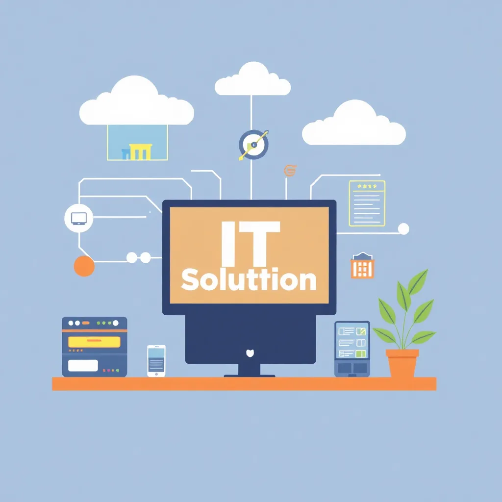 IT Solutions Illustration