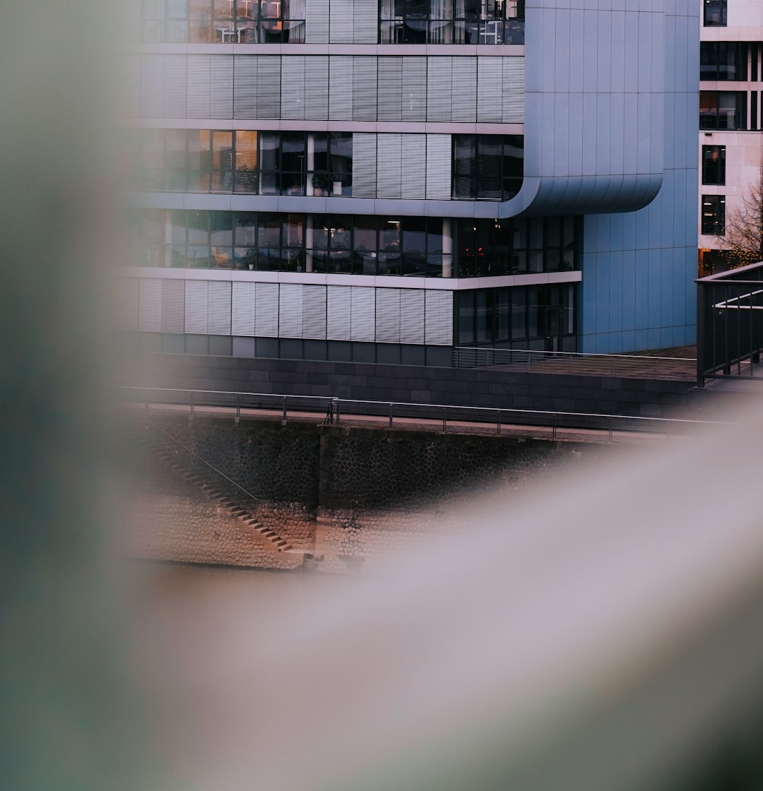 Modern technology cityscape